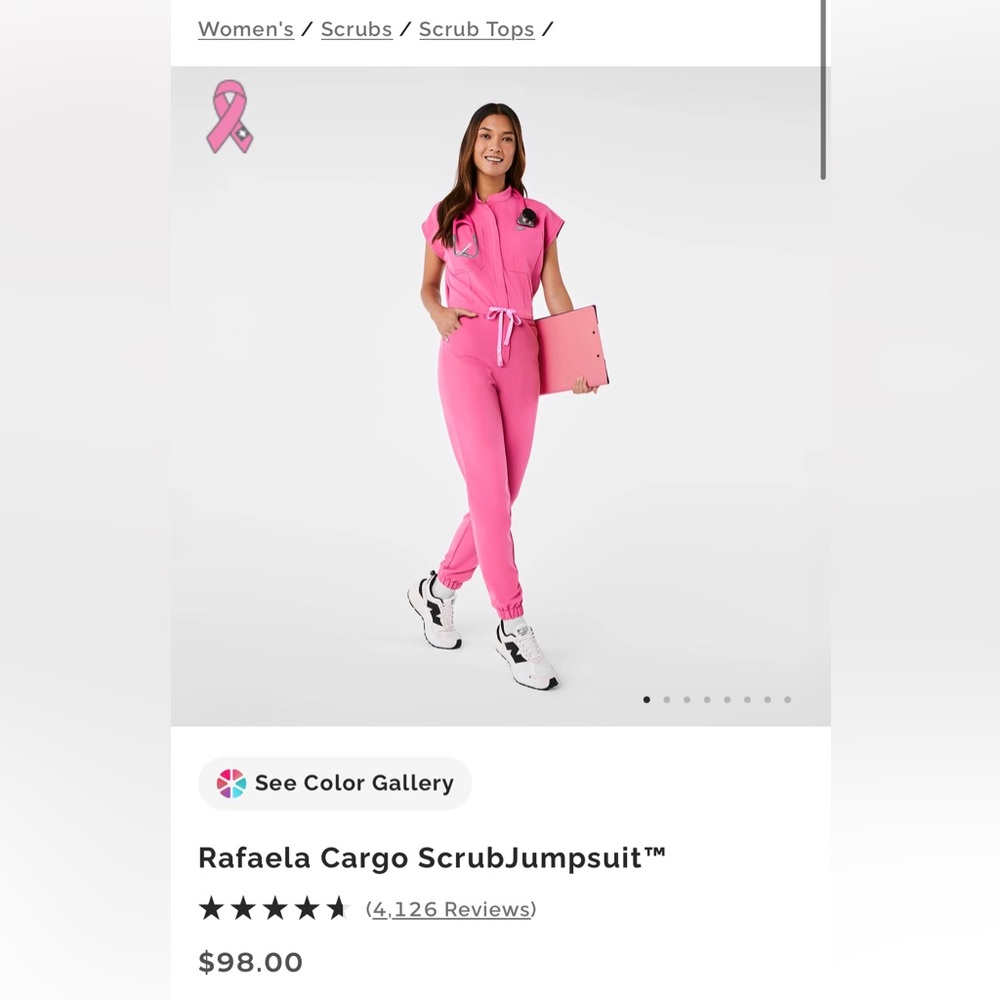 Figs F*ing Pink Jumpsuit
